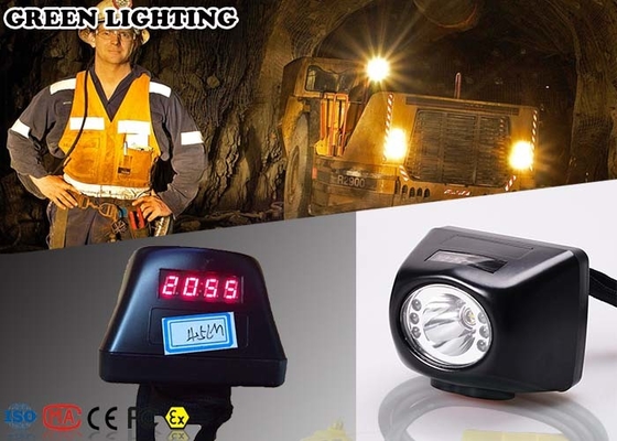 8000lux Digital Cordless RechargeableLed Headlamp Dengan Baterai Li-ion 4.5Ah