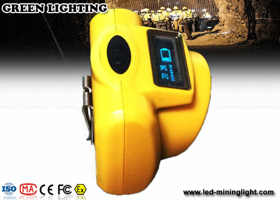 198g ringan ringan Penambangan Lampu Bawah Tanah nirkabel isi ulang Dengan Layar OLED cara pengisian USB