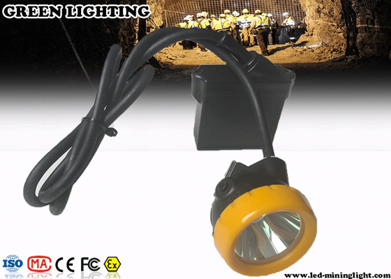 15000Lux 6.6Ah CREE Lampu Depan LED Isi Ulang Bukti Ledakan