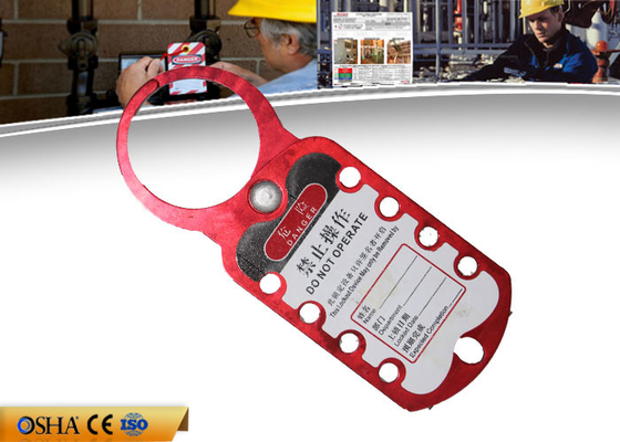 Delapan Lubang Pengunci Pengait Aluminium, 180 Mm * 70 Mm 79g Pengait Pengunci Pengaman