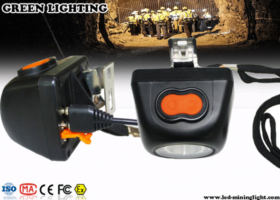 Layar LCD Safety Cordless Rechargeable LED Headlamp untuk Underground Miner