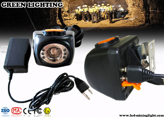 Layar LCD Safety Cordless Rechargeable LED Headlamp untuk Underground Miner