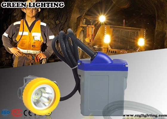 10000Lux IP68 Anti-Explosion Rechargeable LED Headlamp Dengan Baterai 6.6Ah
