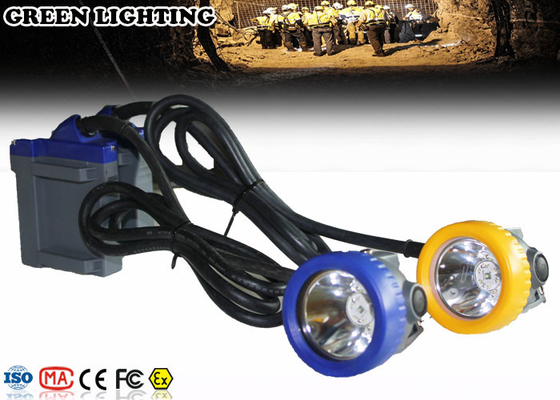 GLT-7B Anti-ledakan IP67 3W 10000lux Lampu Depan LED Isi Ulang 560g Berat