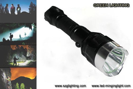 Lampu Senter Isi Ulang IP67 10W, Senter Lumen Tinggi 25000 Lux 1200