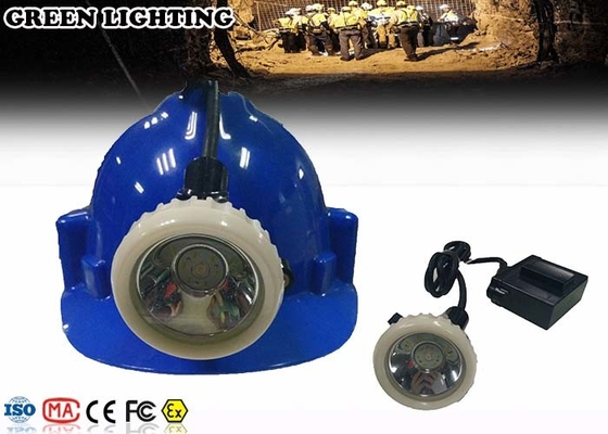 4000 Lux Corded Rechargeable LED Headlamp Untuk Penambangan / Berkemah / Berburu Malam