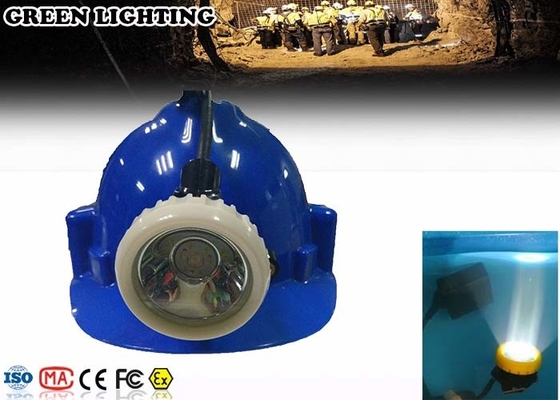 4000 Lux Corded Rechargeable LED Headlamp Untuk Penambangan / Berkemah / Berburu Malam