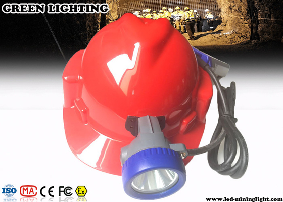 1.2Watt 230Lumens Corded Security Rechargeable Mining Cap Lamp dengan Kecerahan Kuat 15000Lux