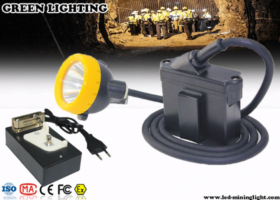 1.05W 350 MA Lampu Depan LED Isi Ulang Dengan Pengisi Daya 1A Cradle 15000 Lux