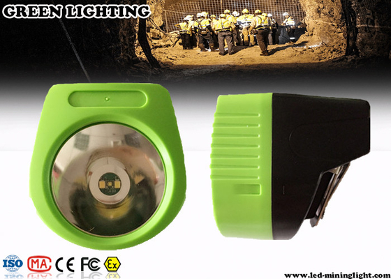 6000 Lux Cordless Mining Cap Lamps, Led Headlamp Isi Ulang 230mA 110 Lum