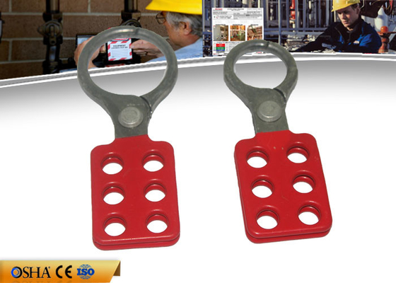 ZC-K12 Vinyl Coated Aluminium Hasp, 1.5 `` 6pcs Padlocks 39g Hasp Lockout