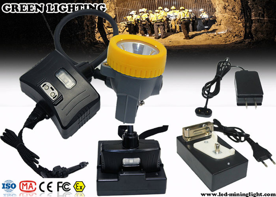 Lampu Utama LED Isi Ulang Semi-Kabel 8000 Lux 1.3W 350 MA Lampu Utama