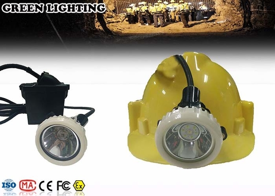 IP68 Rechargeable Led Headlight, 4000 Lux Corded Hard Hat Light Isi Ulang