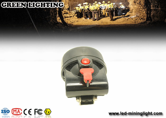 Black OEM Anti-Explosive Rechargeable Miners Headlamp 13000 LUX Kecerahan Tinggi