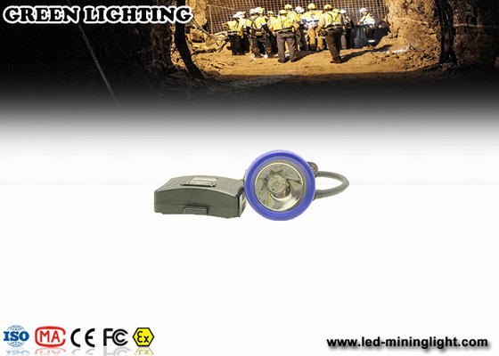 IP67 5.6ah Semi Corded LED Mining Light PP Meterial 8000 lux Kecerahan Kuat