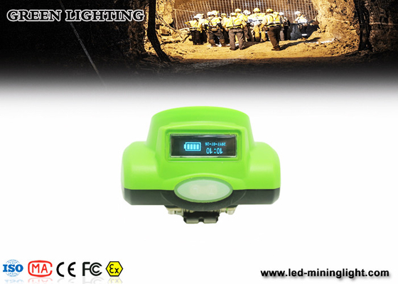 15000 Lux LED Mining Light, Illuminance Oled Screen Miners Cap Lamp 1W
