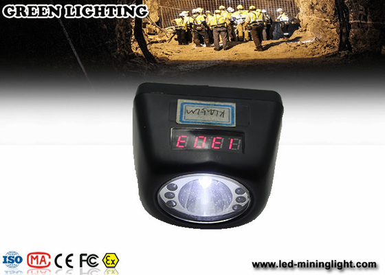 Portable IP68 4.5ah Battery Coal Miner Hard Hat Light 4500 Lux Kecerahan Kuat