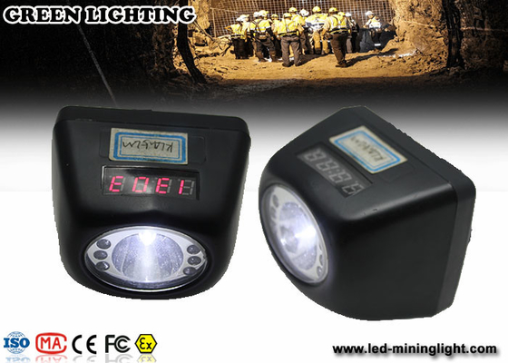 Portable IP68 4.5ah Battery Coal Miner Hard Hat Light 4500 Lux Kecerahan Kuat
