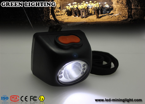 Explosion Proof 3500-4500 Lux Led Miners Lamp, Cordless Cap Lamp 300ma Li - Ion Battery
