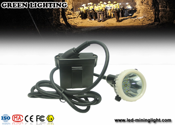 4000 Lux / 6.6ah Waterproof Safety Led Cap Lamp Dengan Baterai Li-Ion, Waktu Kerja Yang Lama