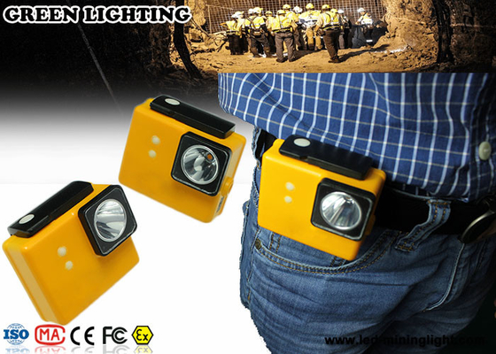 lampu penambangan keselamatan isi ulang GLC-3A 6000Lux kuning dengan kapasitas baterai 3.2Ah dengan model bingkai foto