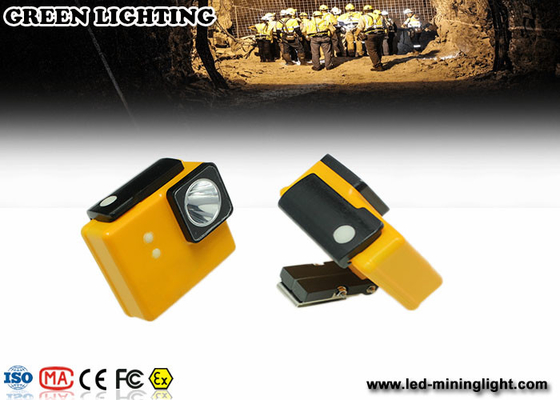 lampu penambangan keselamatan isi ulang GLC-3A 6000Lux kuning dengan kapasitas baterai 3.2Ah dengan model bingkai foto