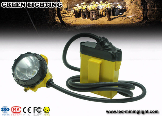 520g GL12-A Hitam Kecil Led 160cm Kabel Manual Mining Cap Lights 25000 Lux Brightness