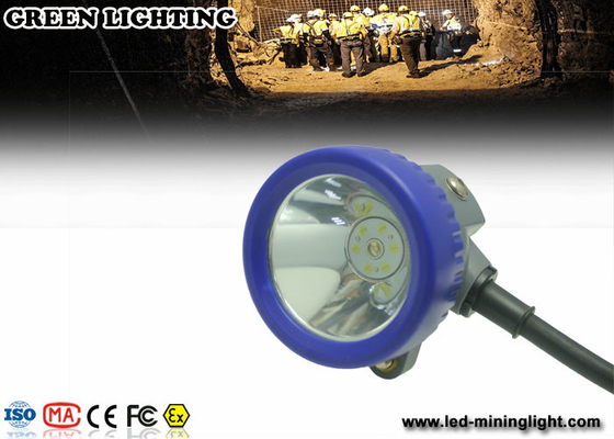 kinerja tinggi penutup biru Lampu Topi Tanpa Kabel Lampu Topi Keras kecerahan 4000lux