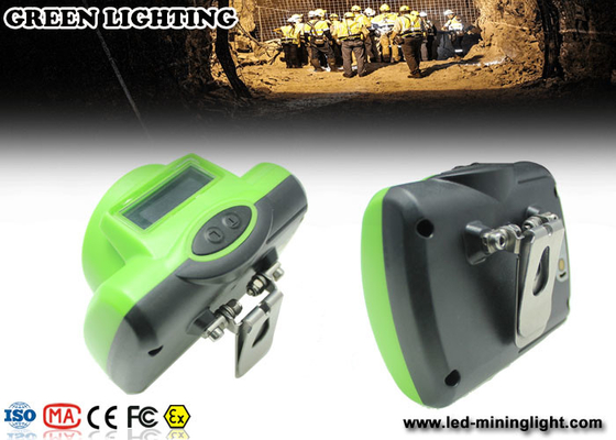 Oled Display All In One Cree Led Cap Lamp, Lampu Pertambangan Batubara Super Terang Dengan Tujuan Sos