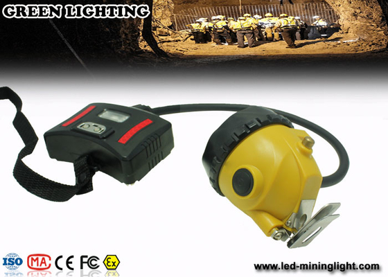 15000 Lux superbright cree Mining Cap Lights msha menyetujui fungsi sos garis reflektif