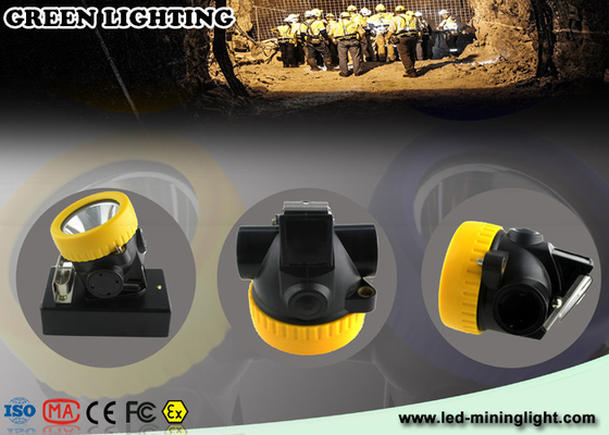 Rekreasi Luar Ruangan Multi tujuan LED headlamp hard hat, Miner Cap Lamp Hunting