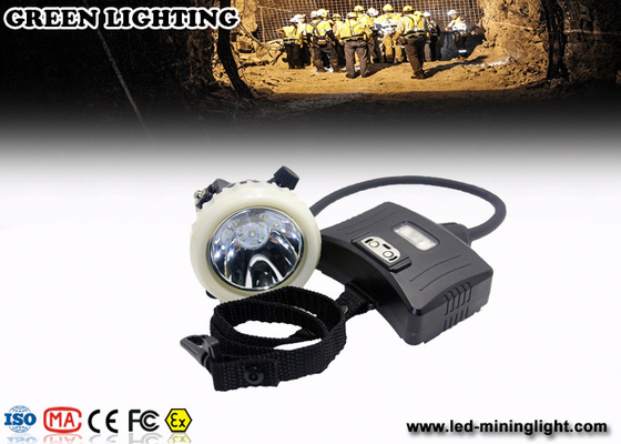 High Power 10000 Lux Superbirght Led Miners Lights / Mining Hard Hat Lights Ringan