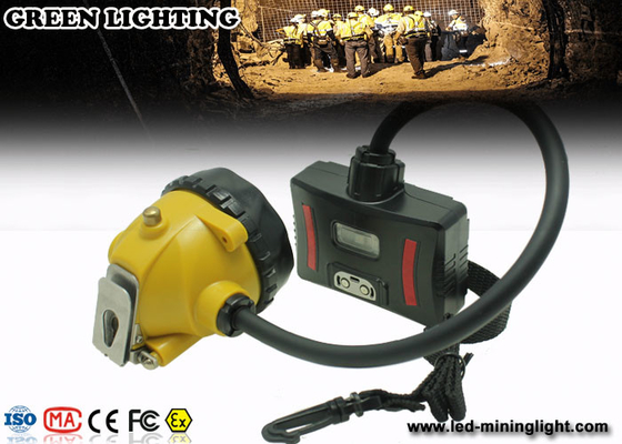 28000 Lux Explosion Proof LED Mining Headlamp, IP68 Waterproof Miner Cap Lamp