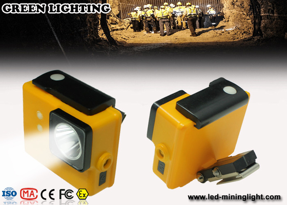 IP68 Safety Cordless Mining Headlamp / 18650 Li - Ion Battery Isi Ulang Miners Headlamp