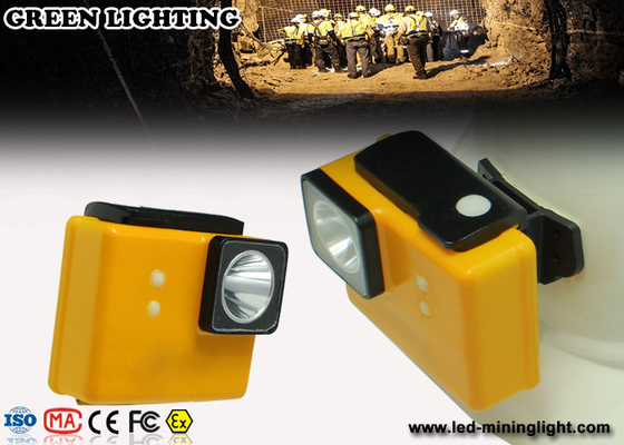 IP68 Safety Cordless Mining Headlamp / 18650 Li - Ion Battery Isi Ulang Miners Headlamp