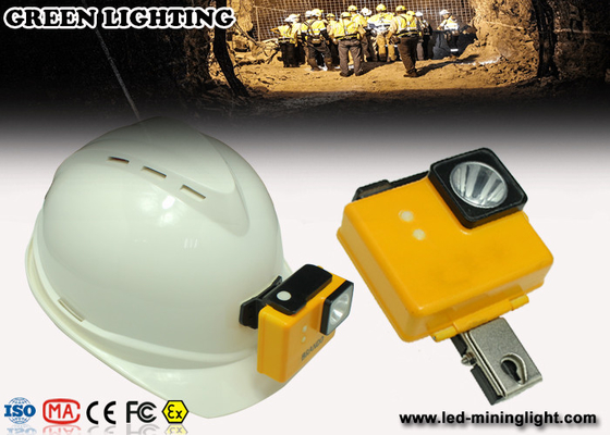 IP68 Safety Cordless Mining Headlamp / 18650 Li - Ion Battery Isi Ulang Miners Headlamp
