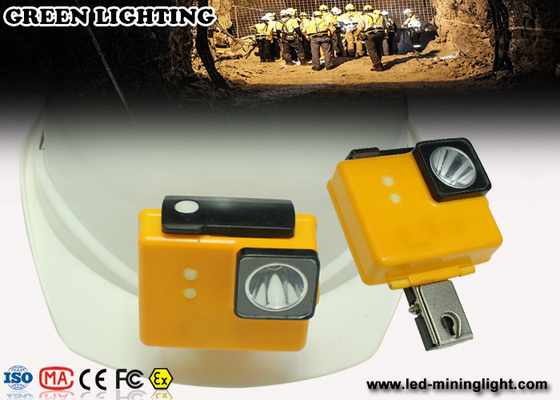IP68 Safety Cordless Mining Headlamp / 18650 Li - Ion Battery Isi Ulang Miners Headlamp