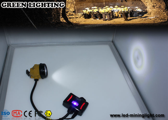 15000 Lux superbright cree Mining Cap Lights msha menyetujui fungsi sos garis reflektif