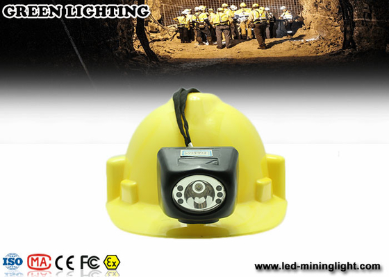 Lampu penambang led hitam 234G IP68, USB charge led mining headlamp Sertifikasi CE