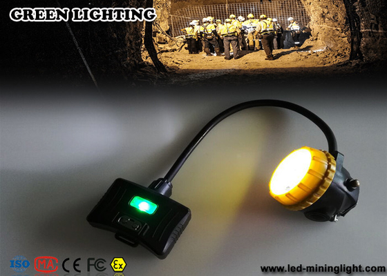 348 Lum Explosion Proof Rechargeable Miners Headlamp / IP68 Waterproof Mining Cap Lights