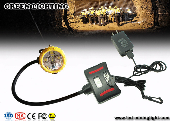 348 Lum Explosion Proof Rechargeable Miners Headlamp / IP68 Waterproof Mining Cap Lights