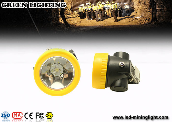 Lampu Tambang Tanpa Kabel Rekreasi Downhole, Led Hard Hat Headlamp 200 Ma 4000 Lux