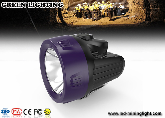 Headlamp LED Isi Ulang yang tahan benturan, lampu depan hitam yang dapat diisi ulang