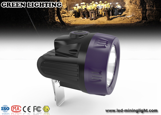 Headlamp LED Isi Ulang yang tahan benturan, lampu depan hitam yang dapat diisi ulang