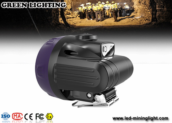Headlamp LED Isi Ulang yang tahan benturan, lampu depan hitam yang dapat diisi ulang