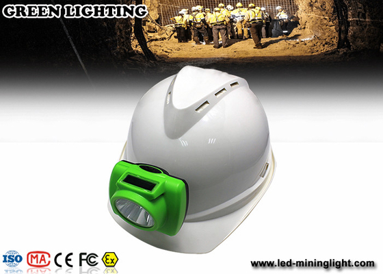 GLC-6A IP68 pengaman tahan air Cordless Led Mining Cap Lamp 6000 Lux 91lum