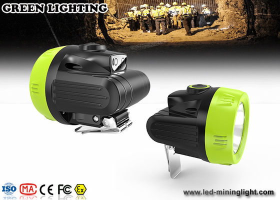 7000 Lux Isi Ulang Penambang Batubara Headlamp / Lampu Led Pertambangan Kecerahan Tinggi