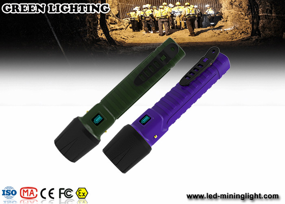 Senter LED Explosion Proof Torch yang dapat diisi ulang kelas bukti air tinggi IP68