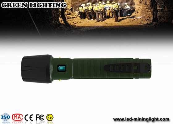 20000 Lux super brightness Pengisi daya USB magnetik Explosion Proof Torch dengan OLED