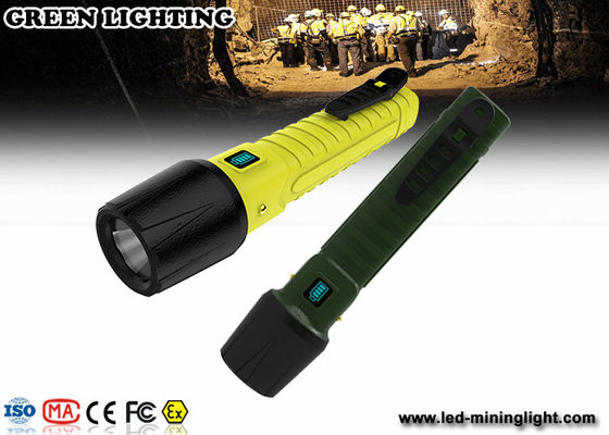 Tahan benturan keamanan ledakan bukti obor 10W 270mA Cree pencahayaan LED